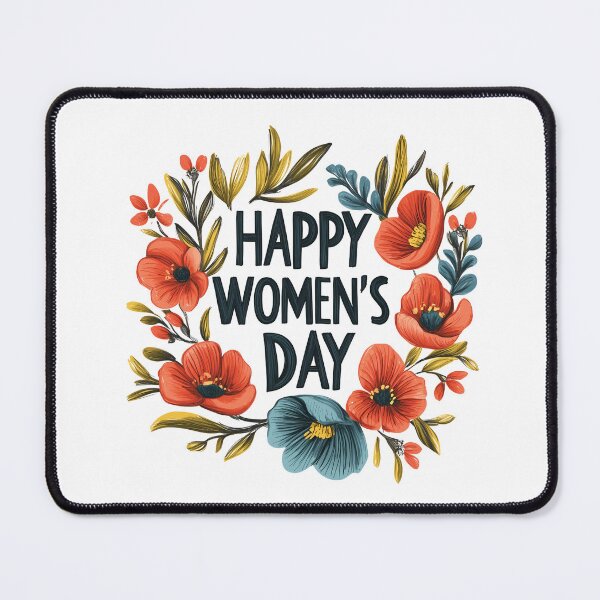 Item preview, Floral Happy Women's Day designed and sold by PrintDelightsDJ.