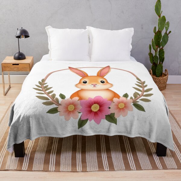 Item preview, Easter Bunny Floral designed and sold by PrintCreations9.