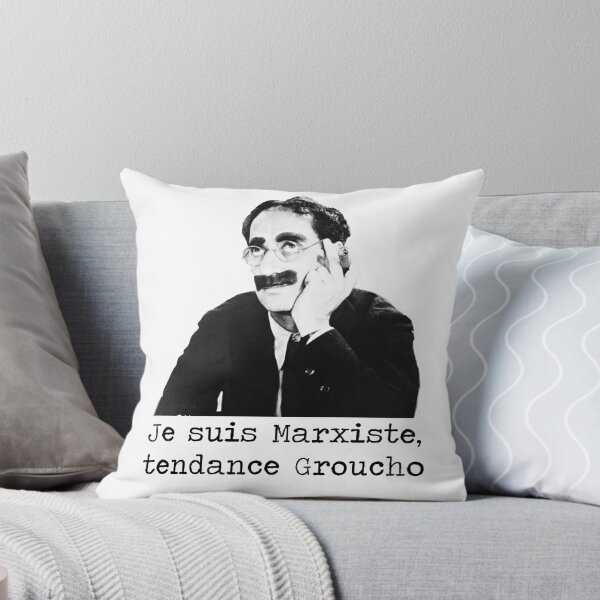 Item preview, Je suis marxiste, tendance Groucho designed and sold by BEGROTESQUE.