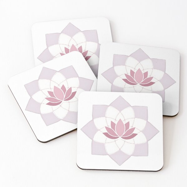Item preview, Delicate Lotus Flower with Sacred Geometry designed and sold by Kanyaaa.
