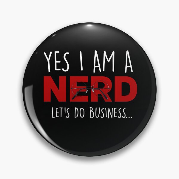 Item preview, I AM A NERD – and proud of it black!  designed and sold by MaxGlitch.