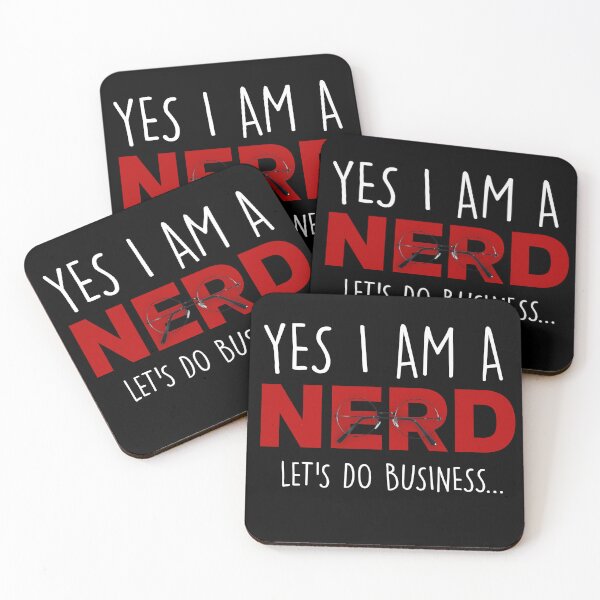 Item preview, I AM A NERD – and proud of it black!  designed and sold by MaxGlitch.