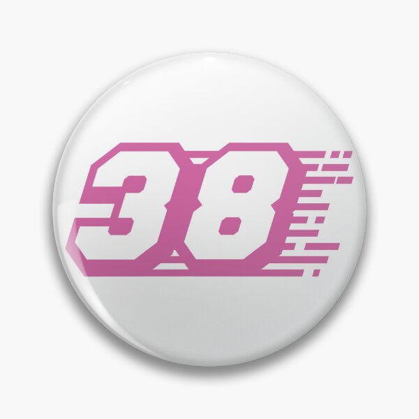 Item preview, Tim's Race Number (Pink and White) designed and sold by WA-Shop.
