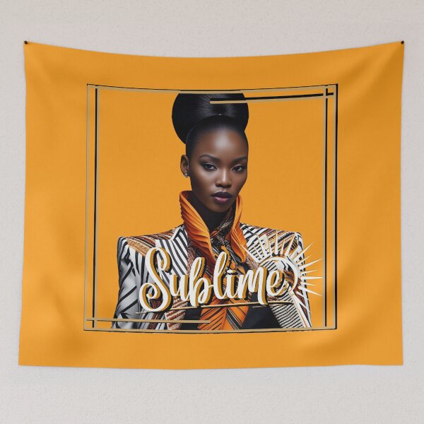Item preview, Sublime Elegance – Afrocentric High Fashion Art designed and sold by QPTheeArtist.