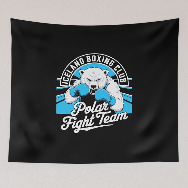 Item preview, Iceland Boxing Club T-Shirt – Furious White Bear Boxer Polar Fight Team designed and sold by paulo silveira.
