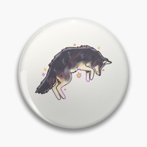 Item preview, Wolf jumping  designed and sold by Mayarartsy.