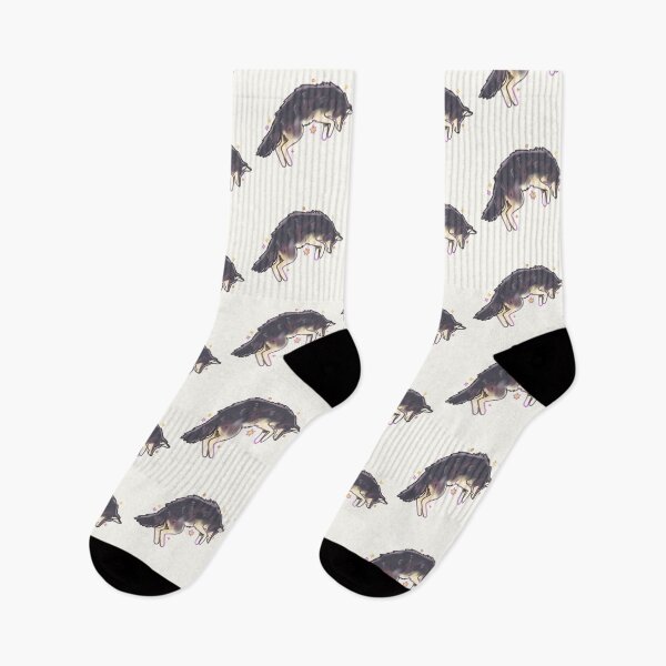 Item preview, Wolf jumping  designed and sold by Mayarartsy.