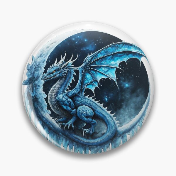Item preview, Majestic Ice Dragon - Frozen Fury designed and sold by iamhewho.