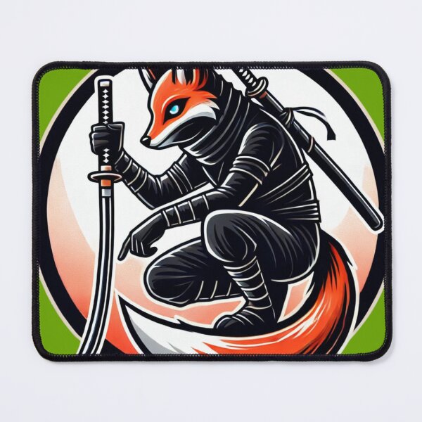 Item preview, Ninja Fox - Stealthy Samurai Warrior Animal designed and sold by Nauert's.