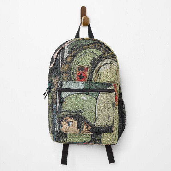 Item preview, Retro-Futuristic 90s Anime Soldiers - Battlefield Echoes designed and sold by RetroRebootShop.