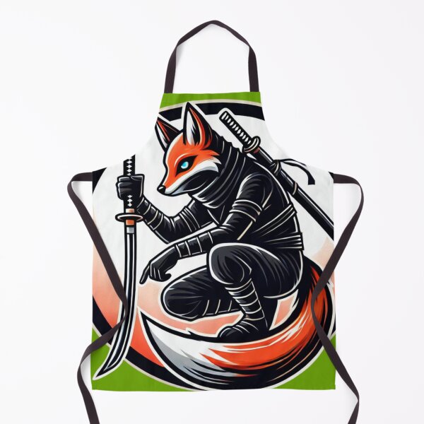 Item preview, Ninja Fox - Stealthy Samurai Warrior Animal designed and sold by Nauert's.