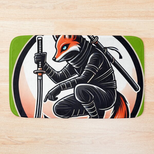 Item preview, Ninja Fox - Stealthy Samurai Warrior Animal designed and sold by Nauert's.