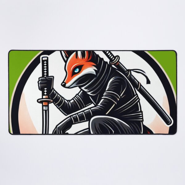 Item preview, Ninja Fox - Stealthy Samurai Warrior Animal designed and sold by Nauert's.