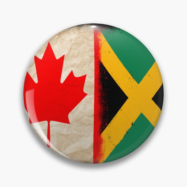 Item preview, Canadian Flag and Jamaican flag Pride Wear Design designed and sold by LovelyHappyGift.