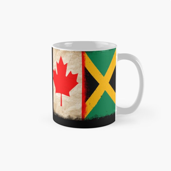Item preview, Canadian Flag and Jamaican flag Pride Wear Design designed and sold by LovelyHappyGift.