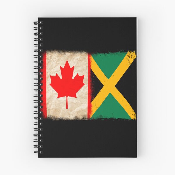 Item preview, Canadian Flag and Jamaican flag Pride Wear Design designed and sold by LovelyHappyGift.