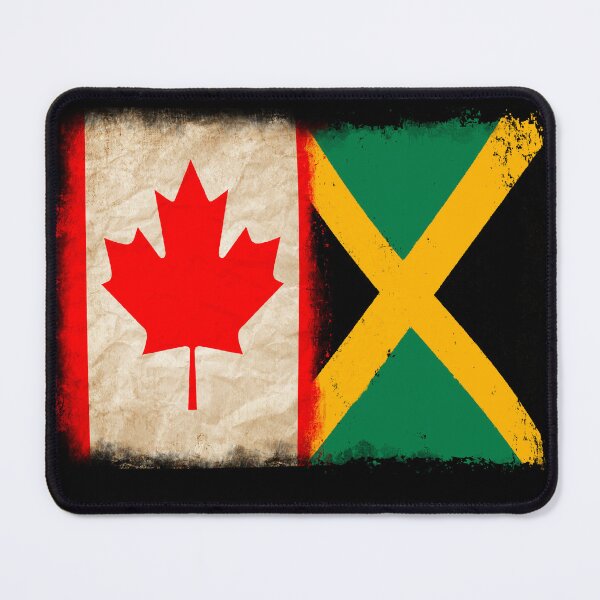 Item preview, Canadian Flag and Jamaican flag Pride Wear Design designed and sold by LovelyHappyGift.