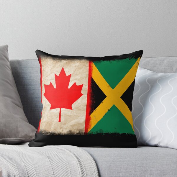 Item preview, Canadian Flag and Jamaican flag Pride Wear Design designed and sold by LovelyHappyGift.