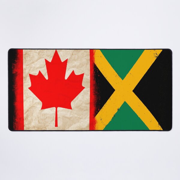 Item preview, Canadian Flag and Jamaican flag Pride Wear Design designed and sold by LovelyHappyGift.