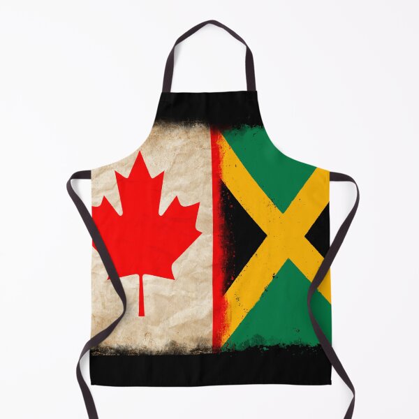 Item preview, Canadian Flag and Jamaican flag Pride Wear Design designed and sold by LovelyHappyGift.