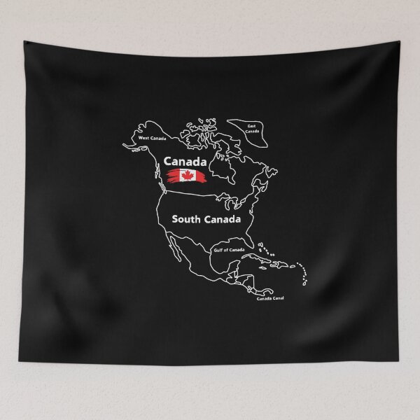 Item preview, North America Of Canada  designed and sold by The Art of Kkatarynka.