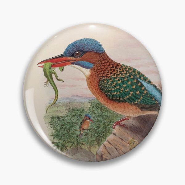 Item preview, Blue-Capped Kingfisher Zoological Print designed and sold by InnerCitadel.