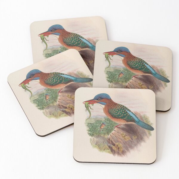 Item preview, Blue-Capped Kingfisher Zoological Print designed and sold by InnerCitadel.
