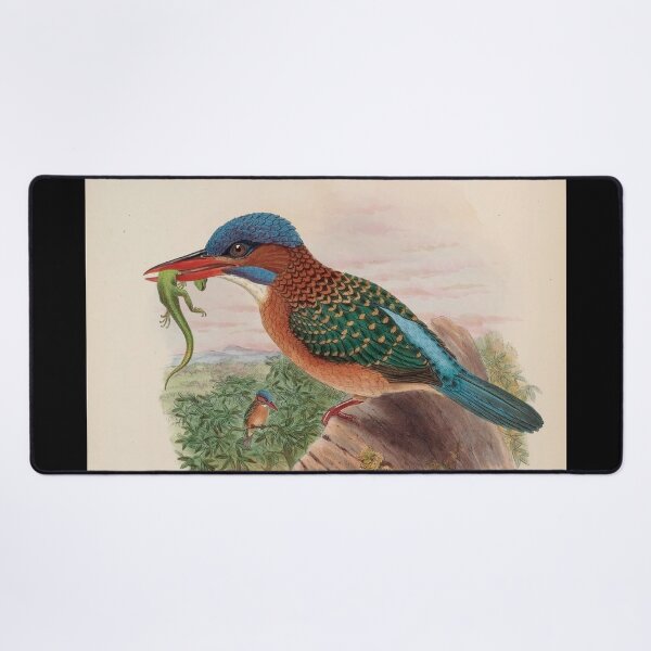 Item preview, Blue-Capped Kingfisher Zoological Print designed and sold by InnerCitadel.