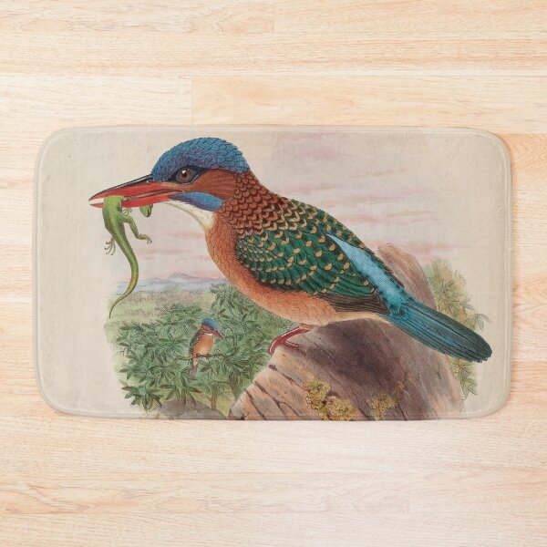 Item preview, Blue-Capped Kingfisher Zoological Print designed and sold by InnerCitadel.