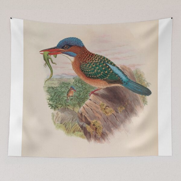 Item preview, Blue-Capped Kingfisher Zoological Print designed and sold by InnerCitadel.