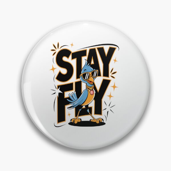 Item preview, Stay Fly – Trendy Bird Lover Design for T-Shirts, Hoodies & Stickers designed and sold by Petpixy.