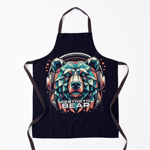 Item preview, Aesthetic Bear with headphones 2 designed and sold by APOLLO TWENTY ONE.