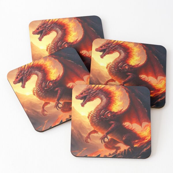 Item preview, Fiery Fire Dragon - Blaze of Power designed and sold by iamhewho.