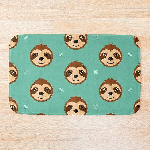Item preview, Sloth heads on blue designed and sold by reneesillus.