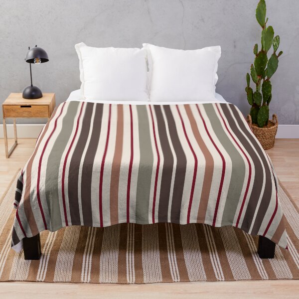 Item preview, Coffee Shop Stripes designed and sold by Quick Brown Fox Canada.