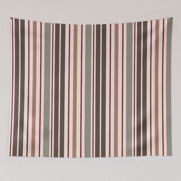 Item preview, Coffee Shop Stripes designed and sold by Quick Brown Fox Canada.