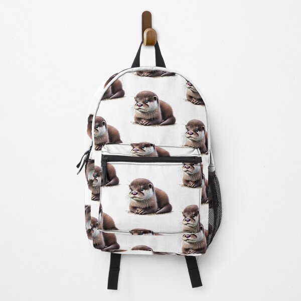 Item preview, Cute Baby Otter Colored Pencil Sketch Portrait designed and sold by MaedK.