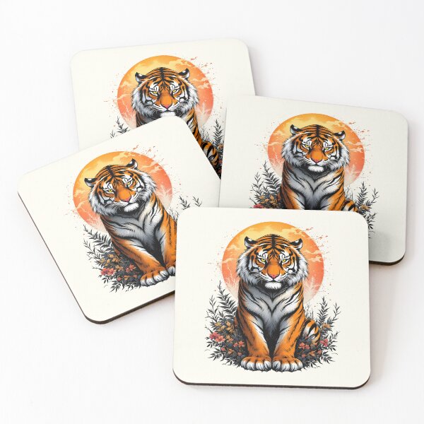 Artikelvorschau, Krafttier Tiger – Kraft, Mut und Entschlossenheit entworfen und verkauft von Jollys-ArtShop.