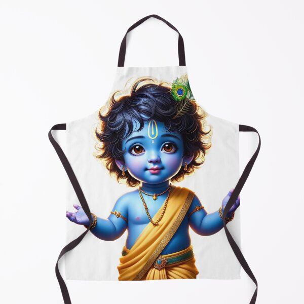 Item preview, Baby Krishna Sticker | Divine Blessing | Spiritual Vedic Hindu Art | Little Gopal designed and sold by Sarasvati’s Divine Art.