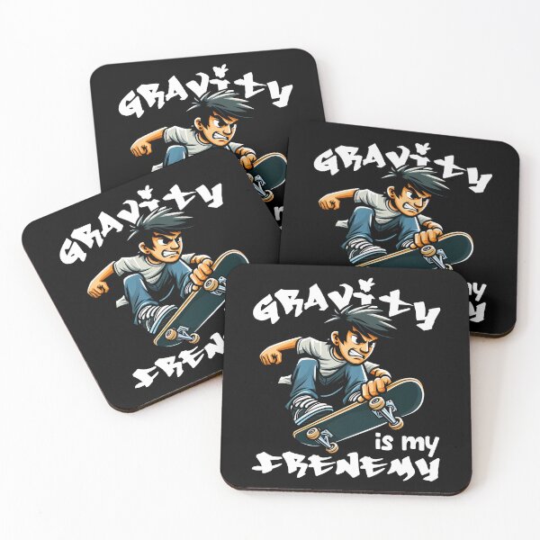 Item preview, GRAVITY IS MY FRENEMY - SKATEBOARDING GIFT designed and sold by KEF Custom.