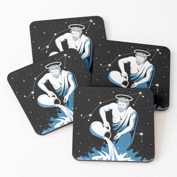 Item preview, The Zodiac Sign of Aquarius designed and sold by Ink And Inspire.