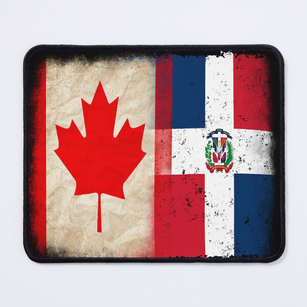 Item preview, Canadian Flag and Dominican Republic flag Pride Wear Design. Dominicanos designed and sold by LovelyHappyGift.