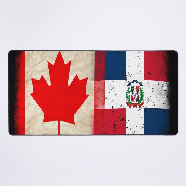 Item preview, Canadian Flag and Dominican Republic flag Pride Wear Design. Dominicanos designed and sold by LovelyHappyGift.