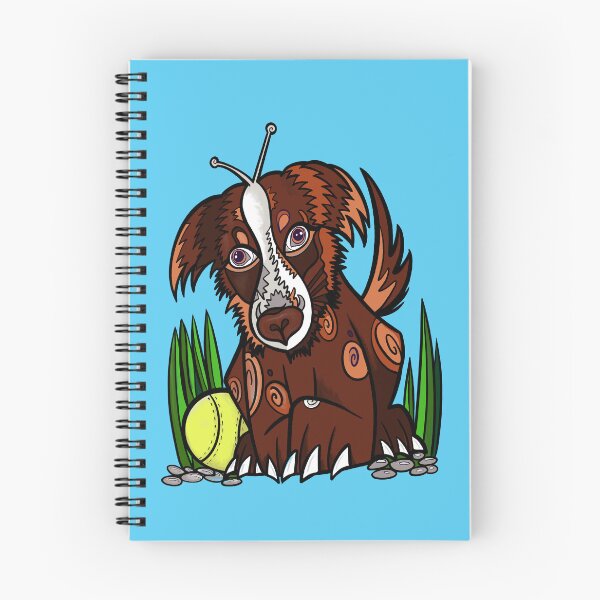 Item preview, Playful Robot Mini Australian Shepherd Dog designed and sold by DanielleJScott.com.