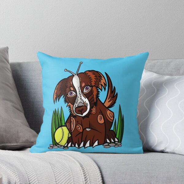 Item preview, Playful Robot Mini Australian Shepherd Dog designed and sold by DanielleJScott.com.