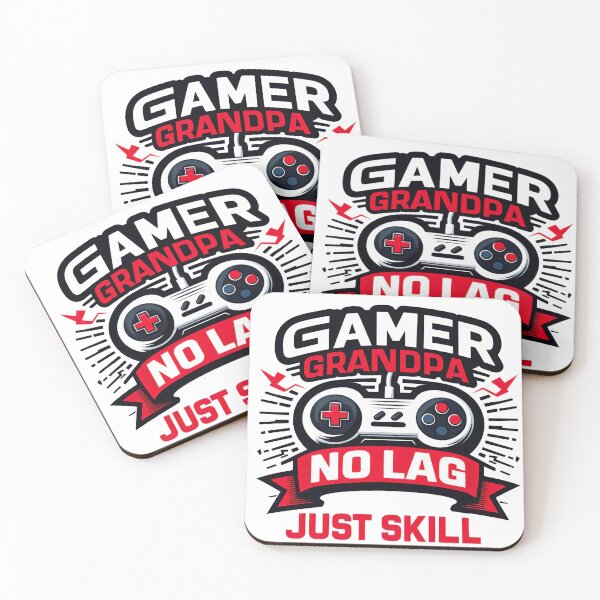 Item preview, Gamer Grandpa – No Lag, Just Skill  - Funny Grandfather designed and sold by SloganArtist.