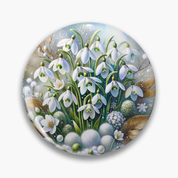 Item preview, Spring Promise Snowdrops designed and sold by M-Y-A-R-T-.