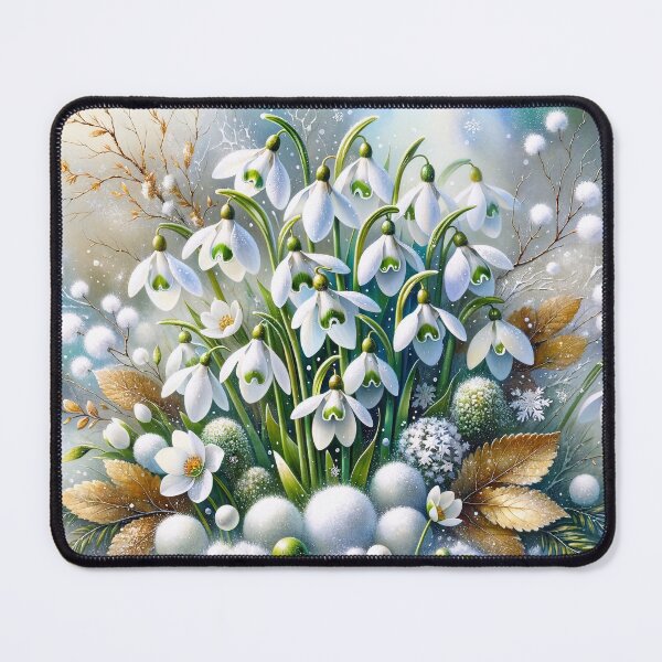 Item preview, Spring Promise Snowdrops designed and sold by M-Y-A-R-T-.