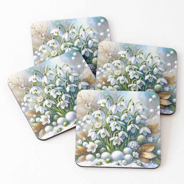 Item preview, Spring Promise Snowdrops designed and sold by M-Y-A-R-T-.