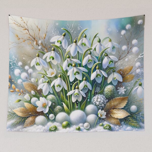 Item preview, Spring Promise Snowdrops designed and sold by M-Y-A-R-T-.